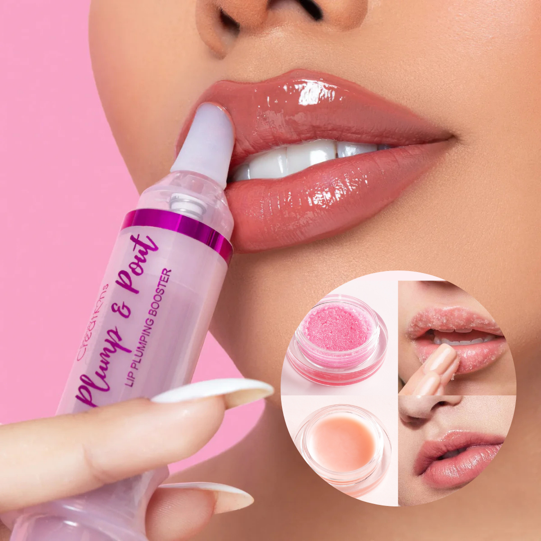 Plump Lip® VOLUMINIZADOR DE LABIOS + EXFOLIANTE HIDRATANTE DE LABIOS 2 EN 1