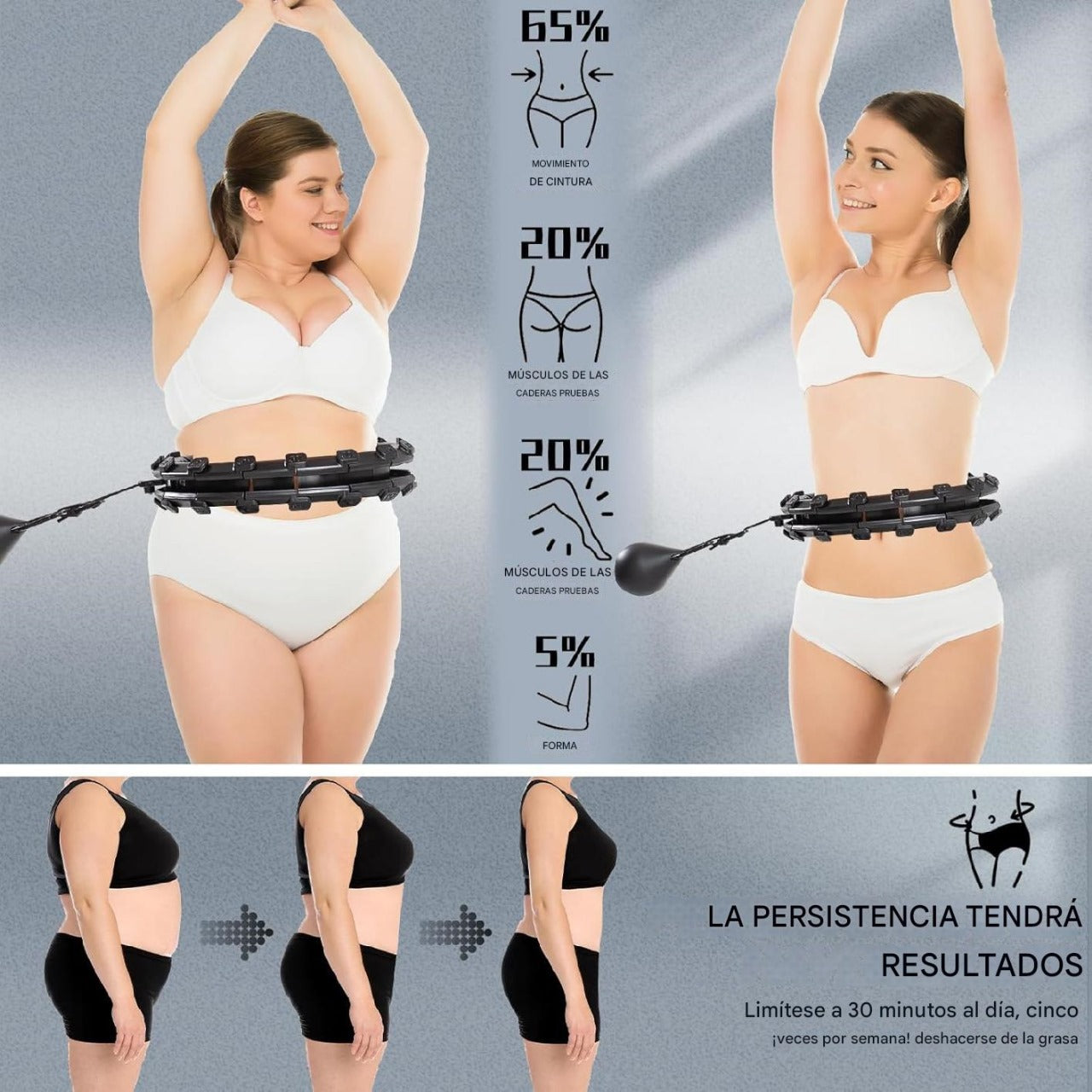 Hula Fit® EJERCITA Y QUEMA GRASA DESDE CASA