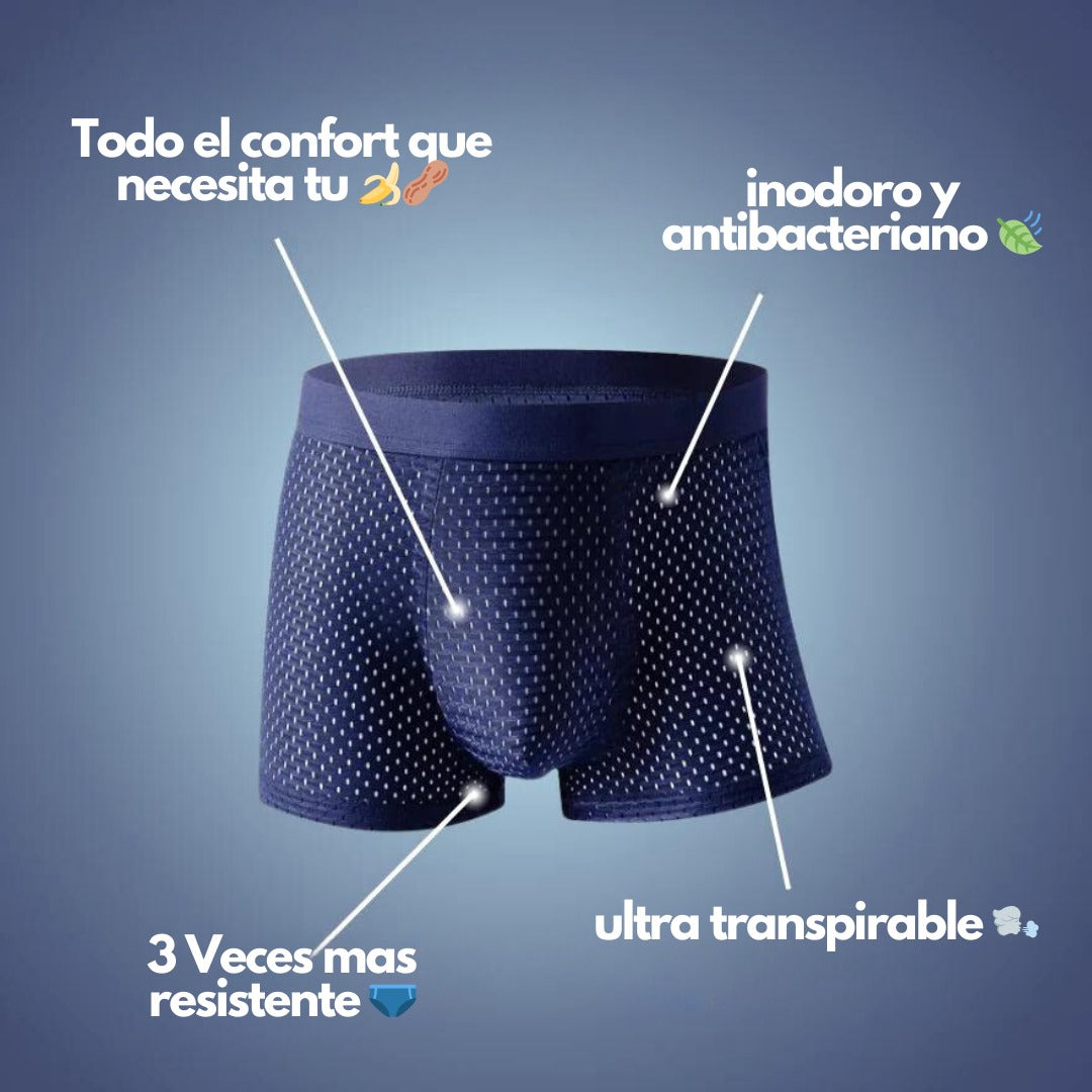 BOXERS FIBRA DE BAMBÚ - CALIDAD PREMIUM